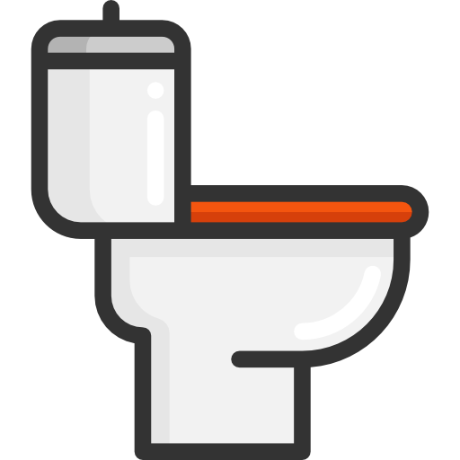 Toilet symbolizing residential plumbing